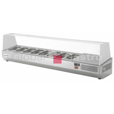Pizza chladící pultová vitrína Asber GV 180 (GN1/4) | Asber 116170426